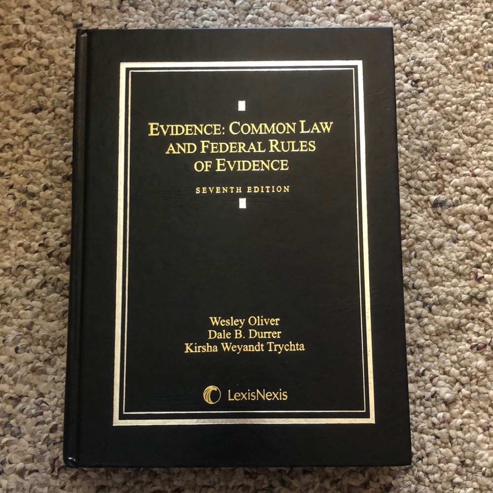 COPY - Law School Evidence Textbook